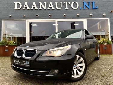 BMW 520i E60 5 serie 5-serie LCI high executive m sport m pakket zwart te koop kopen Daanauto Daan auto Amsterdam occasion Heemskerk