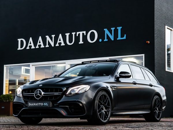 Mercedes-AMG E63 S Estate 4MATIC+ Premium Plus Edition 1 night black Magno design occasion te koop e klasse kopen Amsterdam Utrecht haarlem heemskerk beverwijk
