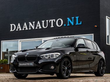 BMW 118i High Executive M-Sport LCI 1 SERIE zwart occasion te koop kopen f20 Amsterdam heemskerk beverwijk