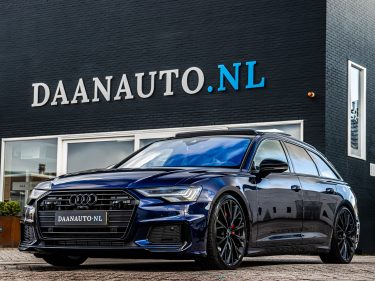 Audi A6 Avant 55 TFSI quattro Design Pro Line Plus blauw zwart occasion te koop kopen Amsterdam heemskerk